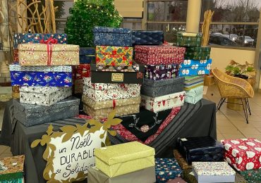 100 boites de Noël solidaires faites par nos élèves pour notre association partenaire