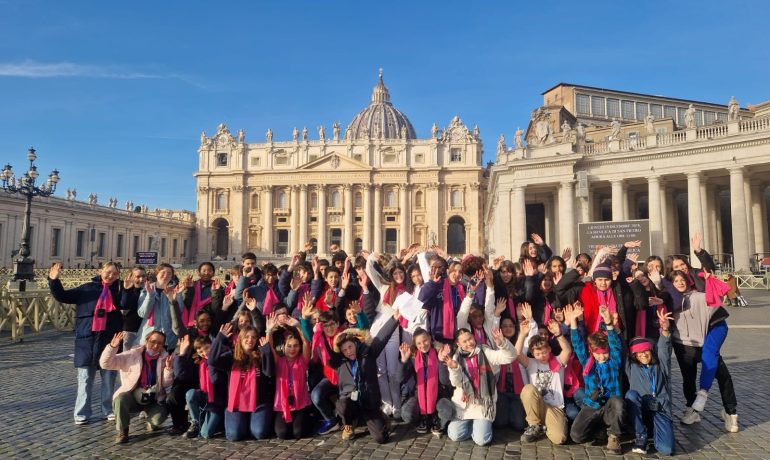 Voyage à Rome pour les 4èmes – Rencontre avec le Pape