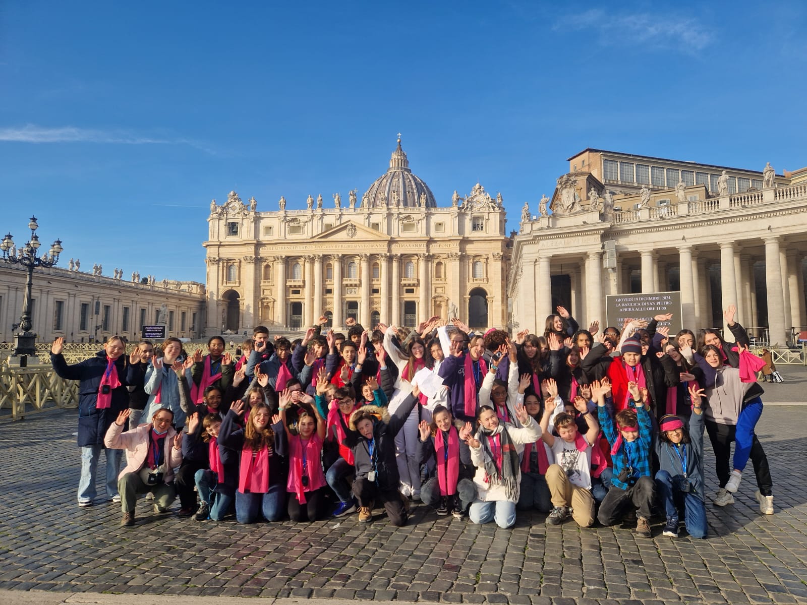 Voyage à Rome pour les 4èmes – Rencontre avec le Pape