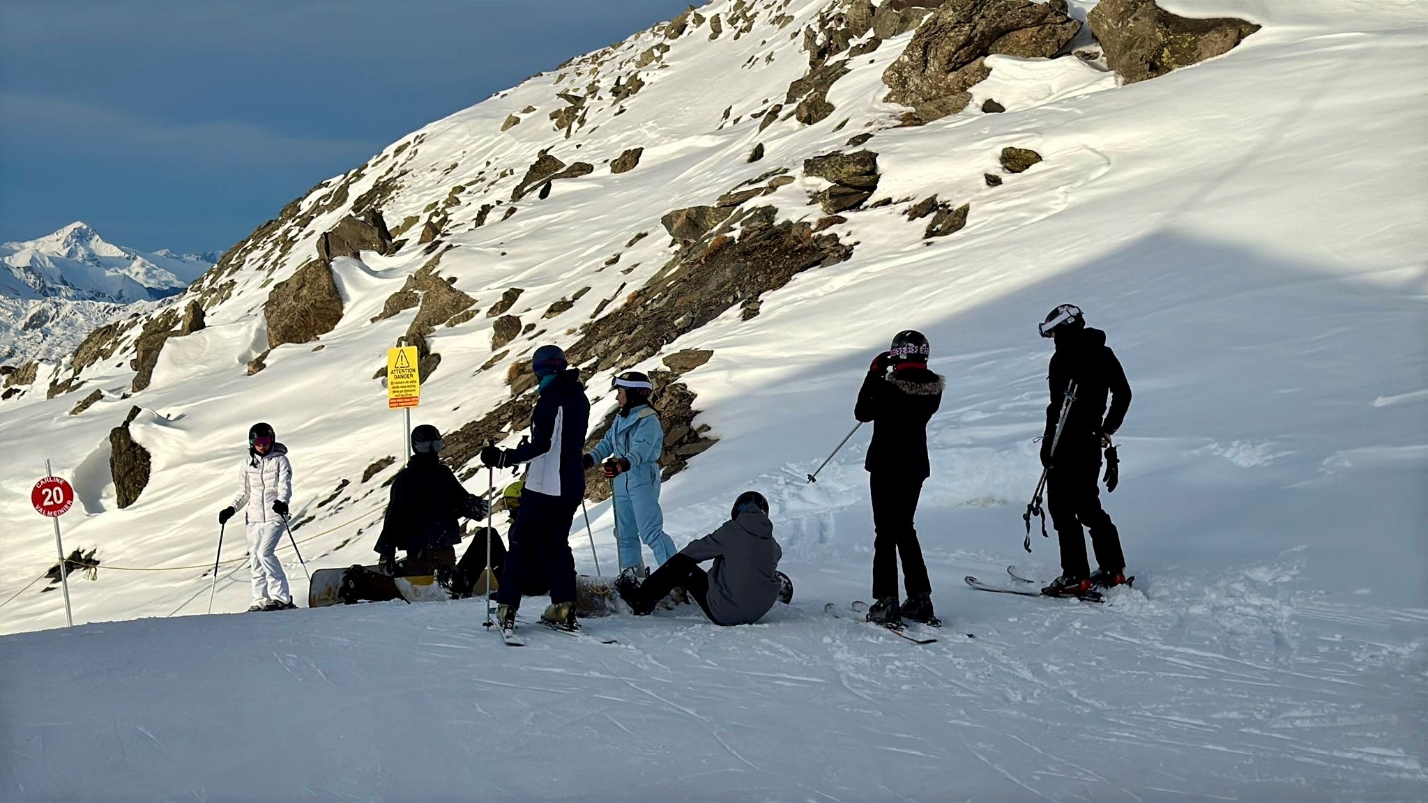 Séjour à Valmeinier pour les 1ères STD2A entre projets artistiques et ski